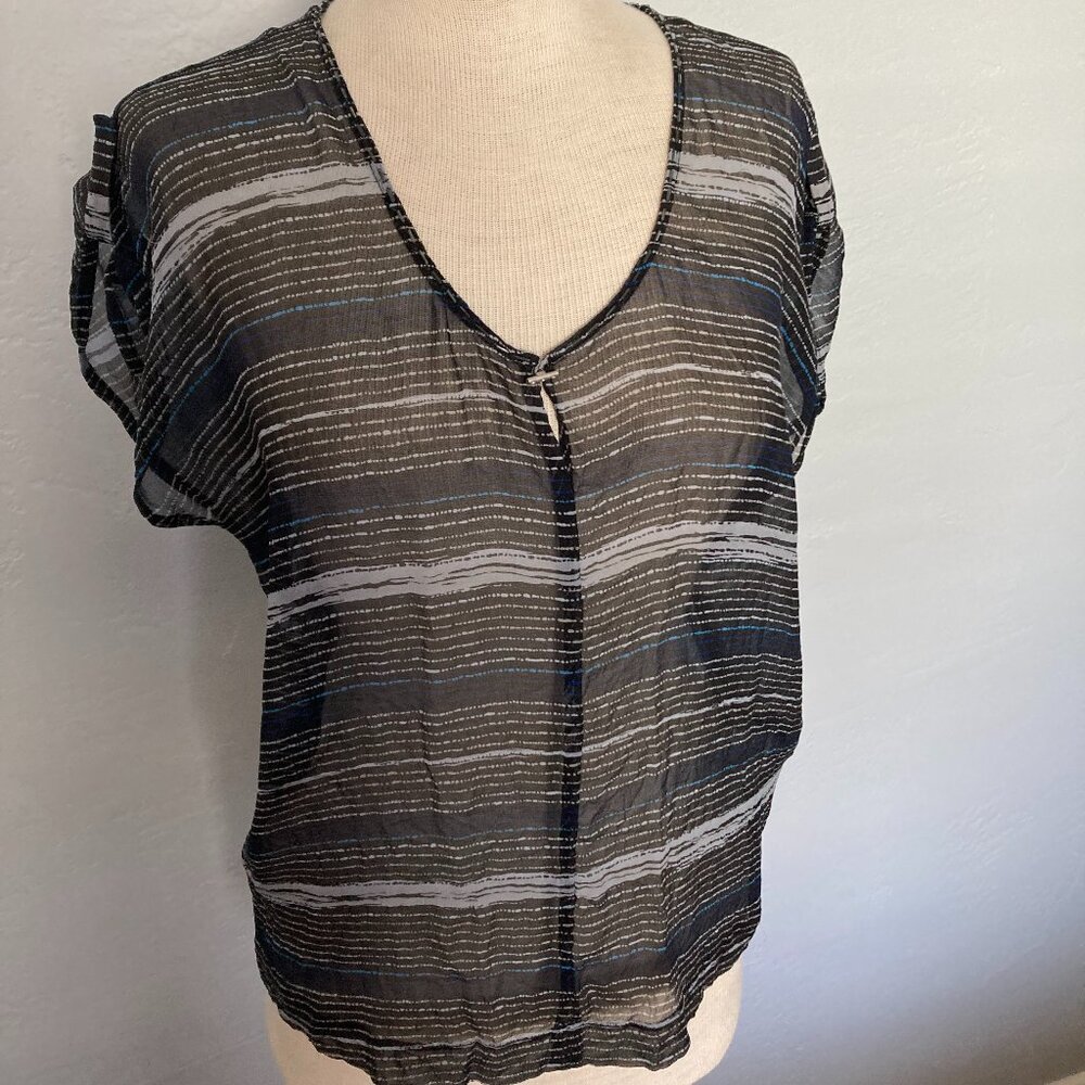 Armani Exchange v-neck silk shirt